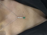 Collier Crivelli Femme in Or blanc Smeraldo 0.58 Ct 412-46009-7-5 - 412-46009-7-5